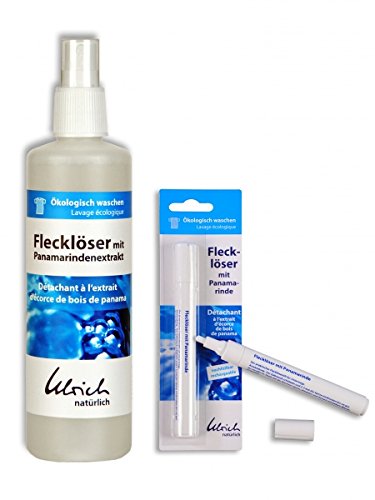 Flecklöser Sprühflasche 250 ml & Flecklösestift 9 ml – Ulrich natürlich