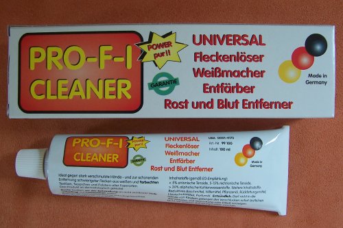 Pro-f-i Cleaner Fleckenlöser 100ml Creme bekannt aus QVC