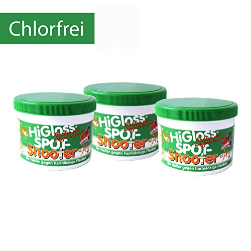 HiGloss Spotshooter Fleckenentferner hochwirksames Reinigungsmittel / Chlorfei / Waschkraftverstärker (1 kg)